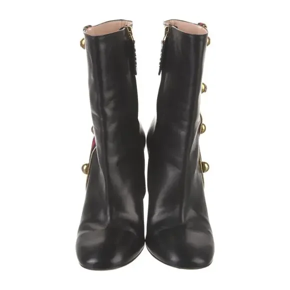 ❤️Gucci Interlocking G Logo Leather Boots❤️ - Picture 3 of 5